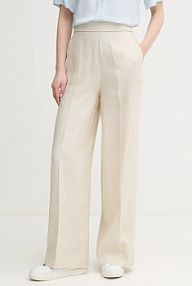 Spodnie eleganckie United Colors of Benetton  beżowe damskie 4AGHDF08K