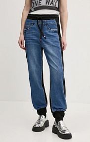 Spodnie dresowe Desigual  niebieskie damskie 25SWDD73