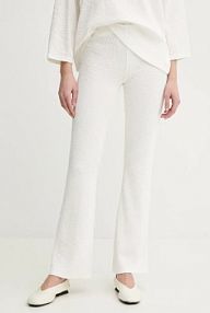 Spodnie dresowe American vintage  białe damskie YRU05AE25