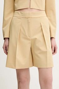 Szorty HUGO  beżowe damskie 50537900