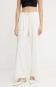 Spodnie eleganckie Liu Jo  beżowe damskie TA5204.TS922