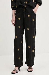 Spodnie eleganckie Never Fully Dressed  czarne damskie NFDTR405