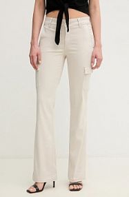 Spodnie eleganckie Guess  beżowe damskie W5GA1B.W93CL