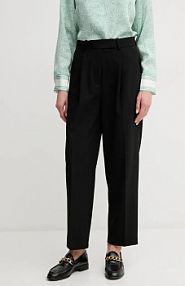 Spodnie eleganckie Tommy Hilfiger  czarne damskie WW0WW44793