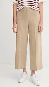 Spodnie eleganckie Tommy Hilfiger  beżowe damskie WW0WW45463