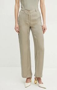 Spodnie eleganckie Guess  zielone damskie W5GB16.WH5N2