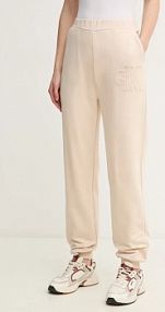 Spodnie dresowe Calvin Klein Jeans  beżowe damskie J20J225355