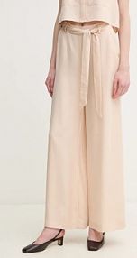 Spodnie eleganckie Gaudi  beżowe damskie 511BD25011