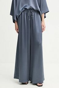 Spodnie eleganckie By Malene Birger  niebieskie damskie 103309