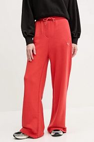 Spodnie dresowe Puma  czerwone damskie 629779