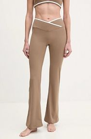 Spodnie dresowe JOYINME  brązowe damskie Spodnie.Dual.