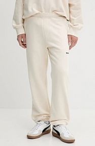 Spodnie dresowe Barrow  beżowe damskie S5BWUAFP085