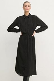 Sukienka midi Calvin Klein  czarna K20K208088