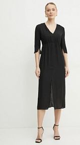 Sukienka midi Armani Exchange  czarna XW000147.AF10