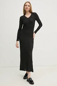 Sukienka maxi Calvin Klein Jeans  czarna J20J224837