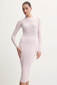 Sukienka midi Elisabetta Franchi  różowa AM38S51E2