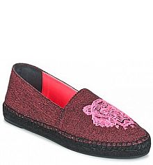 Espadryle Kenzo  różowe damskie TIGER FLUO CANVAS MIXED