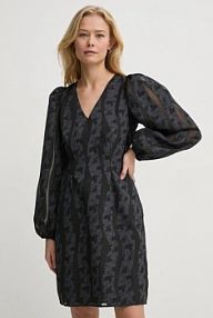 Sukienka mini Samsoe Samsoe  granatowa F24400156