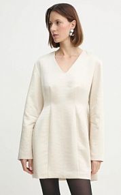 Sukienka mini Herskind  beżowa 5460185