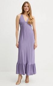 Sukienka maxi Twinset  fioletowa 251TT2191