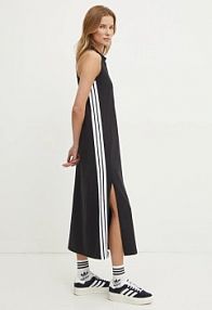 Sukienka maxi Adidas  czarna JE1208