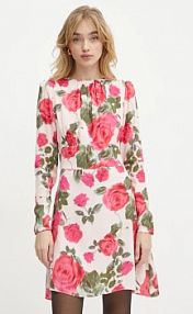 Sukienka mini Guess  różowa W5RK39.WGLC2