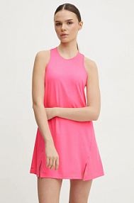 Sukienka mini adidas performance  różowa JE7109