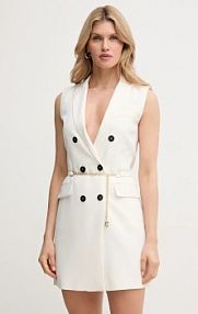 Sukienka mini Marella  beżowa 2515221092