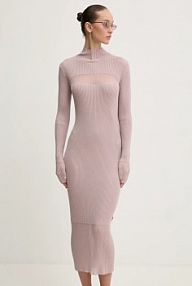 Sukienka midi Diesel  różowa A16556.0CPAS