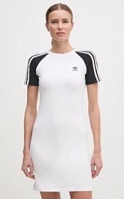 Sukienka mini adidas Originals  biała JD0837