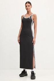 Sukienka midi adidas Originals  czarna JD4619