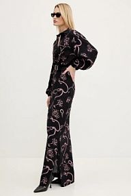 Sukienka maxi Moschino Jeans  czarna 0412.3236