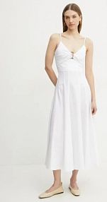 Sukienka midi Simona Corsellini  biała P25CPAB011