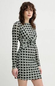 Sukienka maxi Nanushka  czarna NW25RSDR16399