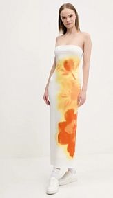 Sukienka maxi Desigual  biała 25SWVK49