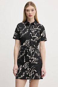 Sukienka mini Desigual  czarna 25SWVW38