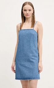 Sukienka mini HUGO Blue  niebieska 50540560