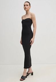 Sukienka midi Calvin Klein Jeans  czarna J20J225263