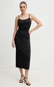 Sukienka maxi Calvin Klein Jeans  czarna J20J225288