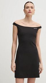 Sukienka mini Calvin Klein Jeans  czarna J20J225541