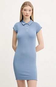 Sukienka mini Tommy Jeans  niebieska DW0DW20297