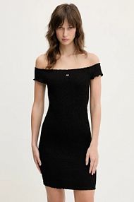 Sukienka mini Tommy Jeans  czarna DW0DW20298