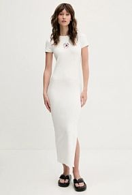 Sukienka midi Tommy Jeans  biała DW0DW20384