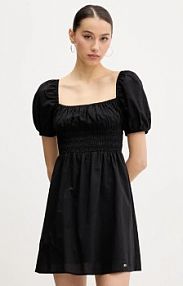 Sukienka mini Tommy Jeans  czarna DW0DW21334