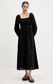 Sukienka midi Tommy Jeans  czarna DW0DW21335