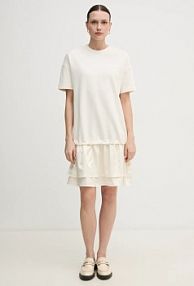 Sukienka mini Joop!  beżowa 30046247