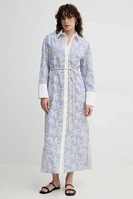 Sukienka maxi MUNTHE  niebieska 251134625136