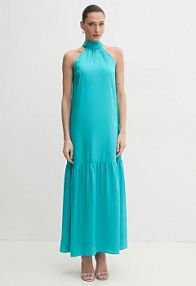 Sukienka maxi Liu Jo  turkusowa WA5393.T5973