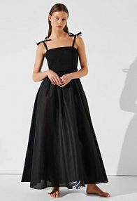Sukienka maxi Karl Lagerfeld  czarna A2W46009