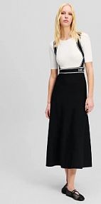 Sukienka midi Karl Lagerfeld  czarna A2W13055